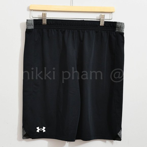 Under Armour Men  Locker Short   IN BLACK SIZE Large - Picture 2 of 6